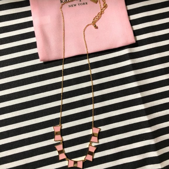 NEW Bow Shoppe Row Necklace - Picture 7 of 13